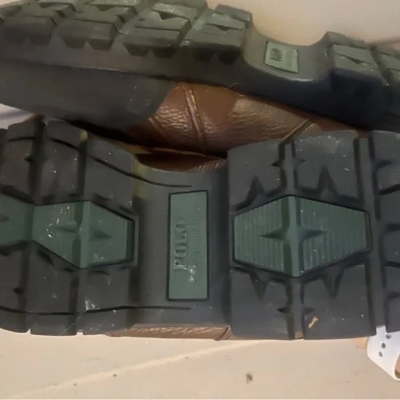 Polo Ralph Lauren Mens Dover II Brown Ankle Boots - Picture 3 of 4